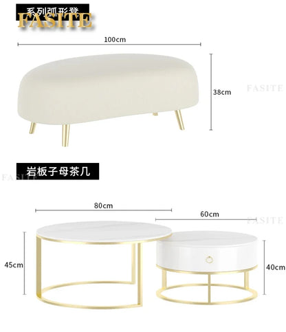 Leisure Style Christmas Nordic Style Sofa 3 Seater Foam Sponge Floor Module Couch Sectional  Canape Salon Living Room Furniture