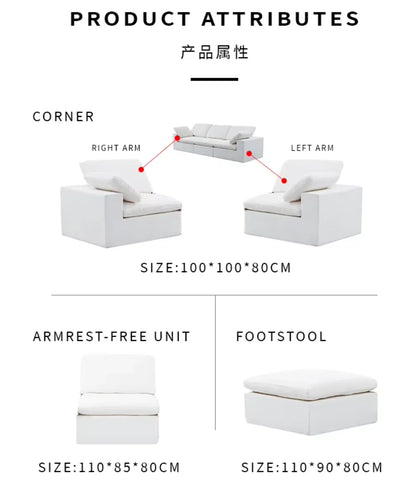 High-End Designer Sectional Sofa Hand-Woven Casual Special-Shaped for Internet Celebrity Personalized Living Sponge Filling