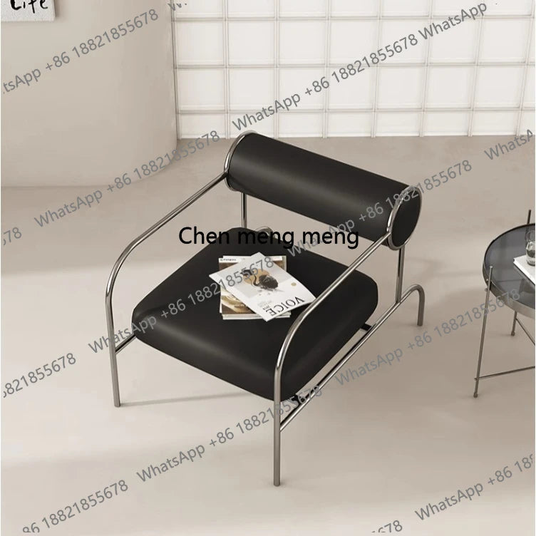 Designer Chair Gaming Living Room Chairs Arm Sofa PU Leather Modern Lazy Chair Designer Unique Fauteuil Salon Single Sofa