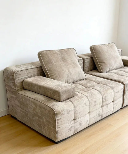 Vacuum Compressed Sofa Living Room Decoration Armchairs Fabric Sponge Sofa Lazy Modern Lounge Boneless Couch Hotel Furniture