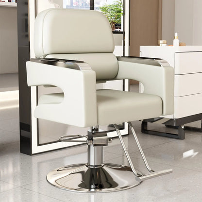 Creative Luxury Barber Chairs Modern Simple Style Minimalist Salon Chairs Space Saving Italian Friseurstuhl Salon Furniture
