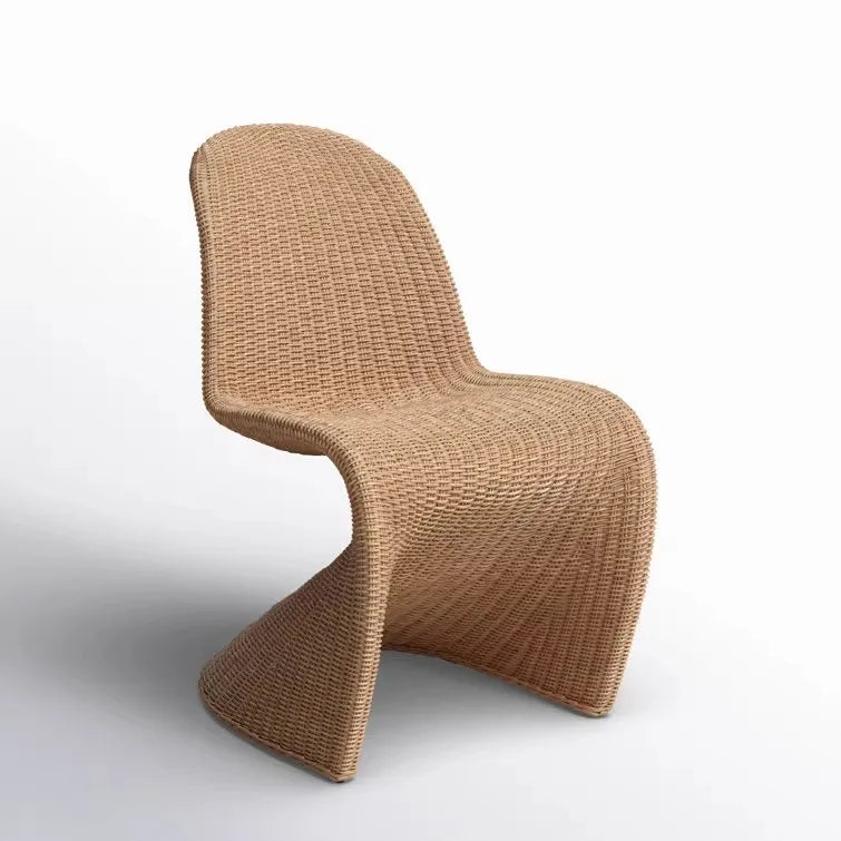 Outdoor Outdoor Terrace Villa High-grade Dining Chair Creative Rattan Chair Outdoor Rattan Chair