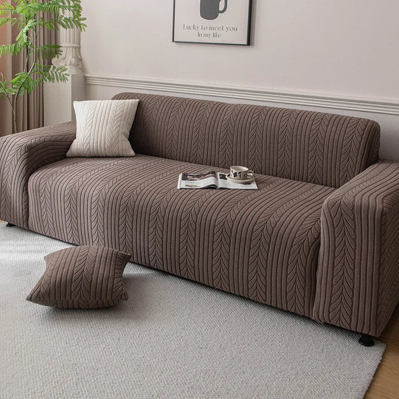 Elastic Sofa Cover for Living Room Home Jacquard Stretch Slipcovers Couch Covers 1/2/3/4/5Seater Free Shopping funda sofá 쇼파 커버