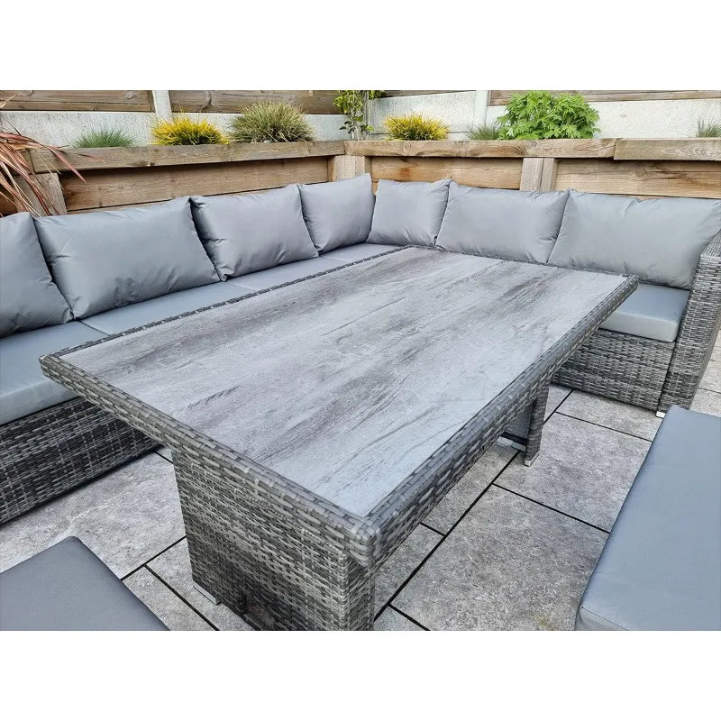 Cheap Modern Factory Contemporary Outdoor Garden Woven Rattan Wicker Sofa Garden Furniture Set Balcony Restaurant