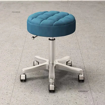 Italian Professional Barber Chairs for Beauty Salon Furniture Barber Chair Minimalist Lift Backrest Salon Chair for Hair Stylist