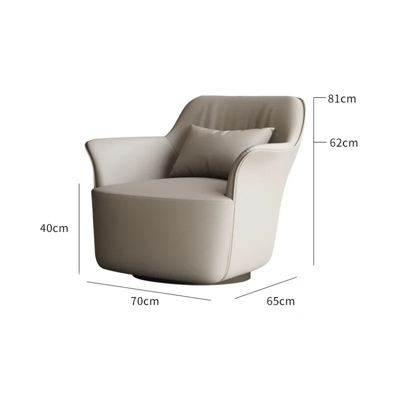 Modern simple negotiation table and chair combination Light luxury hotel reception leather sofa chair