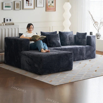 Home Furniture Living Room Fabric Compressed Sofa Lounge Daybed L Shape Bedroom Sofa Bed Couch Recliner Divano Da Soggiorno