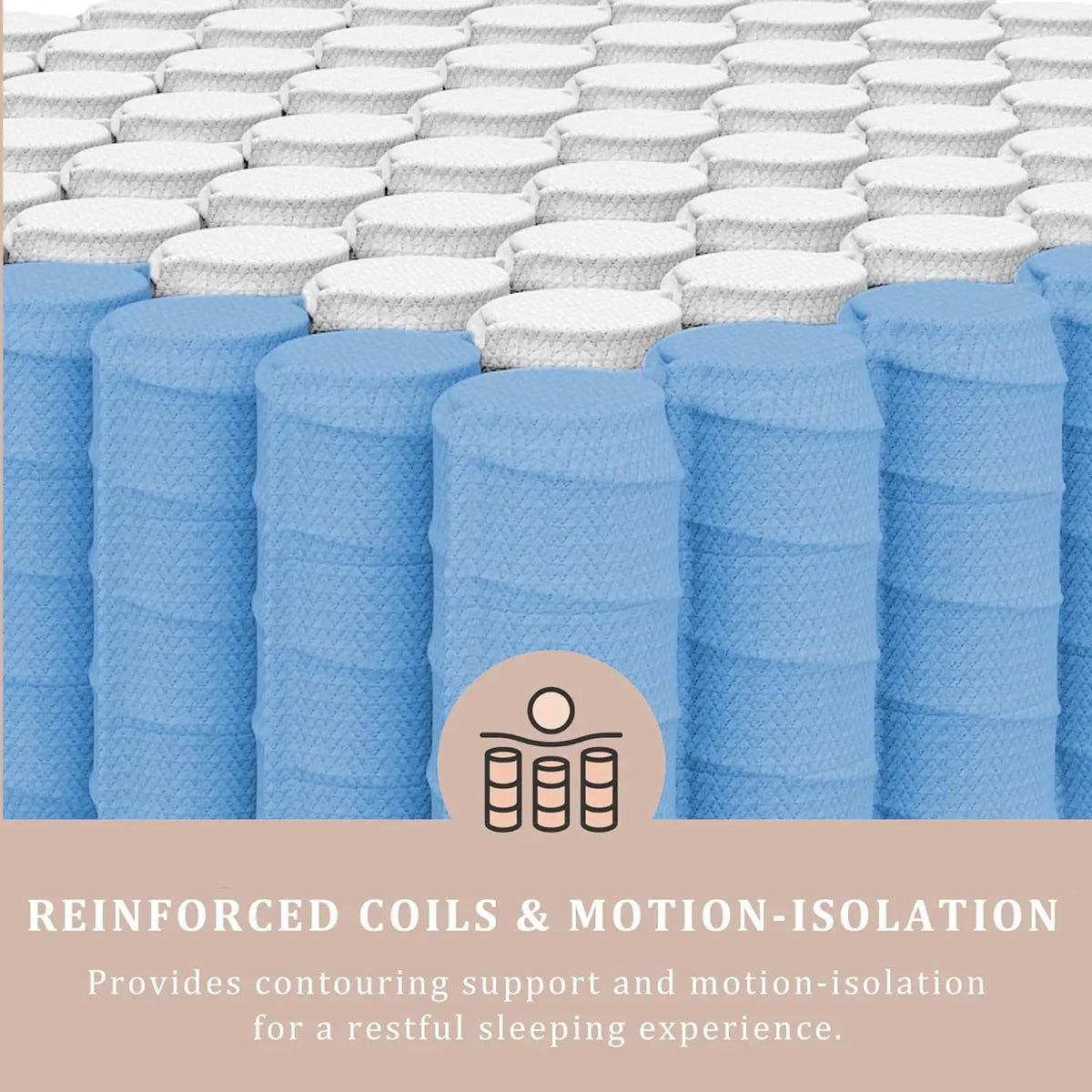 BedStory 12 Inch Full/King Hybrid Gel Memory Foam Mattress, Queen Size Mattress with Breathable Fabric for Comfortable Sleep