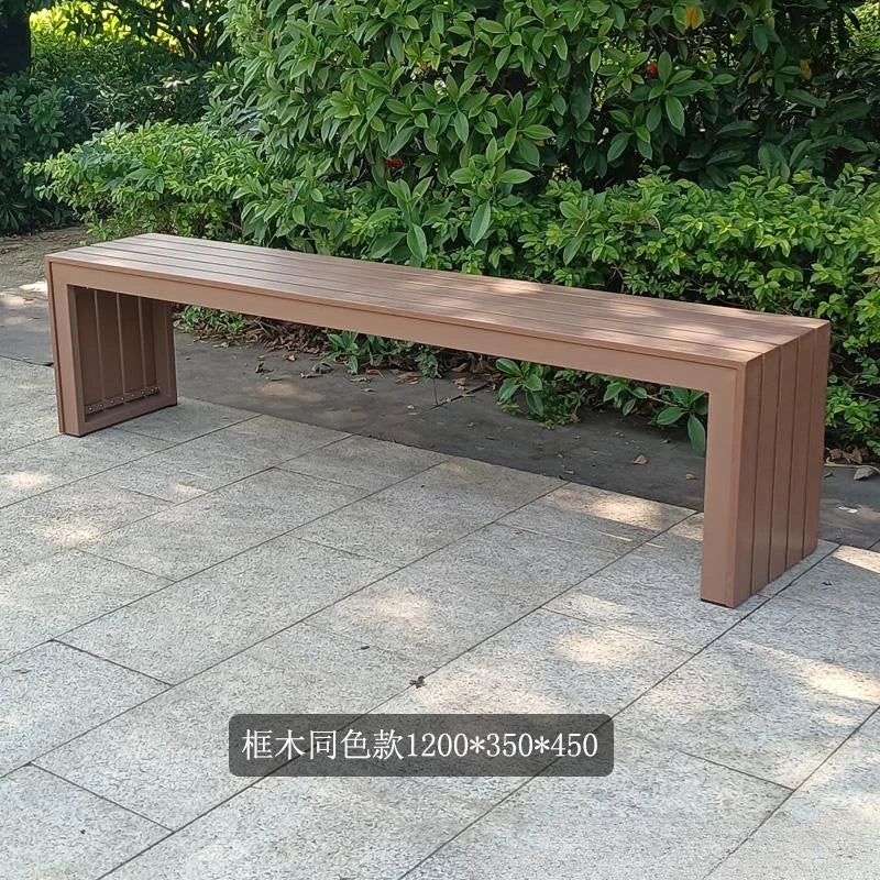 Table et chaise d'extérieur en bois et plastique, balcon de Style nordique pour cour de loisirs