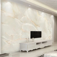 Photo Wallpaper Modern Simple Beige Marble Background Wall Mural Living Room TV Sofa Hotel Luxury Decor Papel De Parede Sala 3 D