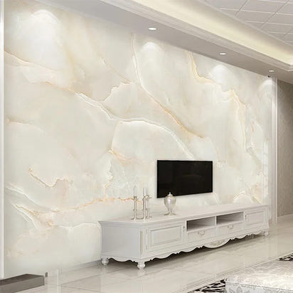 Photo Wallpaper Modern Simple Beige Marble Background Wall Mural Living Room TV Sofa Hotel Luxury Decor Papel De Parede Sala 3 D