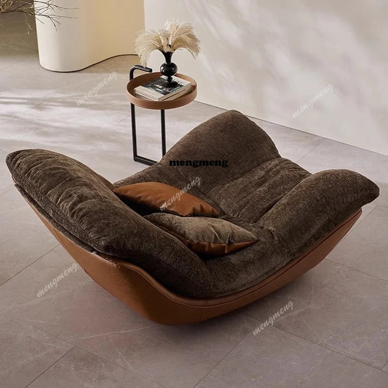 Hot sales Luxury Curved Couch Living Room Single Lazy Boneless Living Room Sofas Modern Living Room Furniture