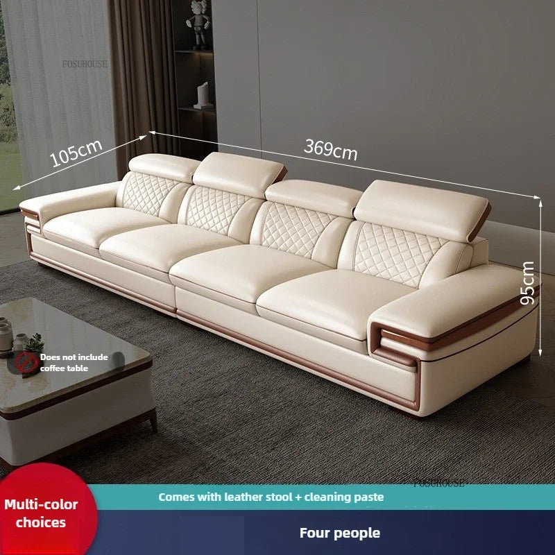 Light Luxury Living Room Sofas Villa Comfortable Italian Style Design Modularity Sofas Recliner Sofas for Living Room Furniture