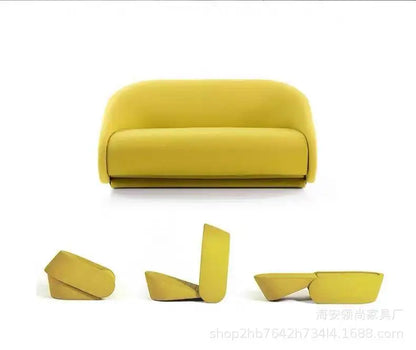 Simple multi-functional folding sofa bed minimalist versatile practical foldable retractable sofa