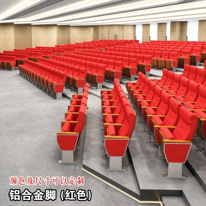 HT meeting room with row chairs Cinema School ladder classroom Aluminum alloy academic lecture hall seat