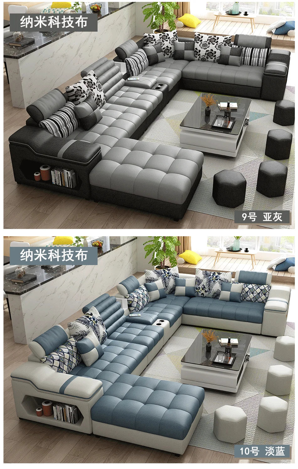 Living Room Minimalist Sofa Sectional Luxury Modern Home Sofa Lazy Comfortable Canape Salon De Luxe Furniture Accessories