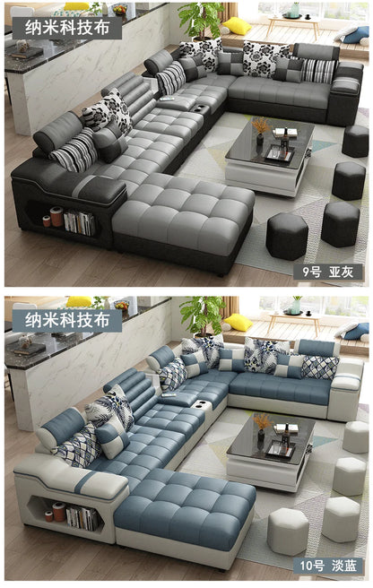 Living Room Minimalist Sofa Sectional Luxury Modern Home Sofa Lazy Comfortable Canape Salon De Luxe Furniture Accessories