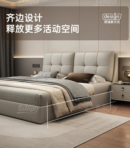 Queen Storage Bed Bedroom King Size Double Modern Frame Bed Headboard Luxury Sleeping Camas De Dormitorio Home Accessories