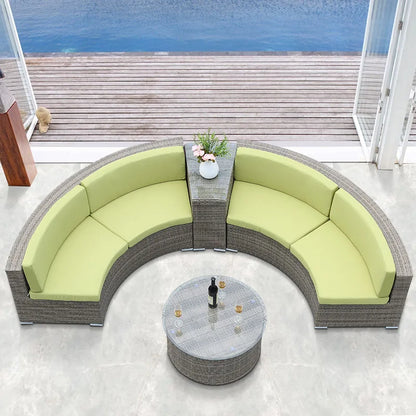 Customizable rattan sofa combination garden furniture