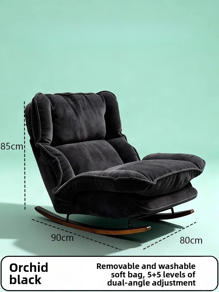 Soft Fabric Single Leisure Sofas Adjustable Recliner Balcony Livingroom Multi-functional Lazy Sofa Home Furniture 거실 소파