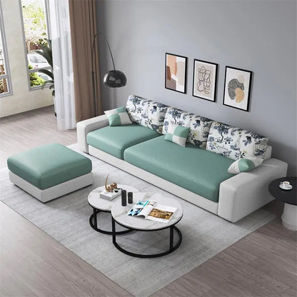 Sofa Small Cheap Couch Living Room Modern L Shape Sofa Set Furniture 3 Seater Simple Design Sofa for Home