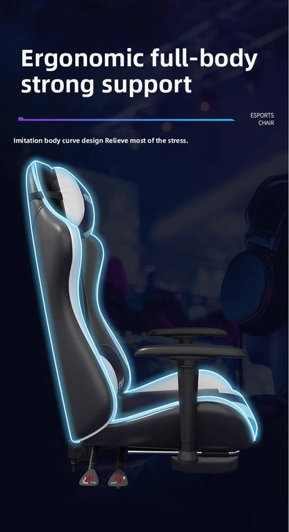 Gaming chair Computer chair Recumbable seat Sedentary ergonomic chair