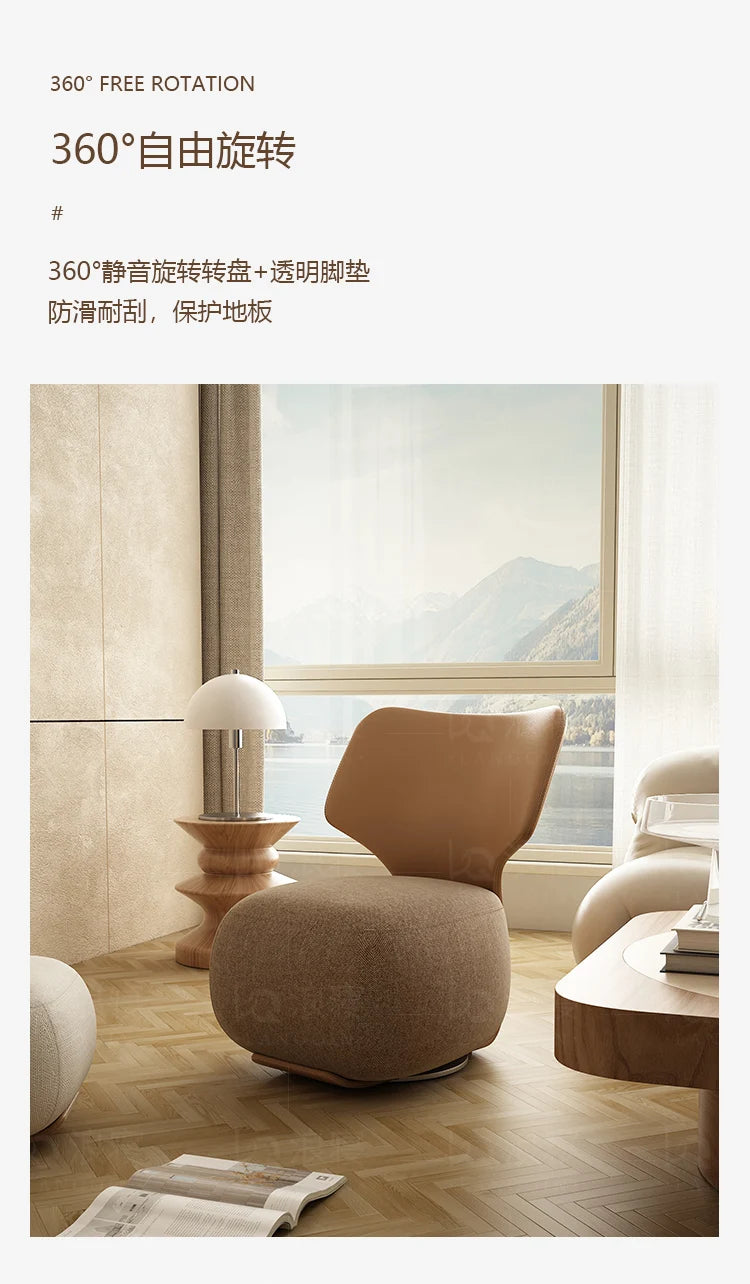 European Comfort Living Room Chairs Swivel Nordic Single Comfy Lounge Chairs Adult Bedroom Relaxing Sillas De Sala Furniture