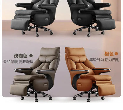 Smart Electric Executive Office Chair with Ventilation - Reclining Massage CEO Chair for Home Professional Use Furniture JT40