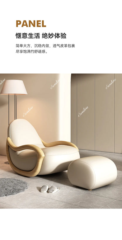 Balcony Home Living Room Simple Leisure Chair Adults can sleep or lie down