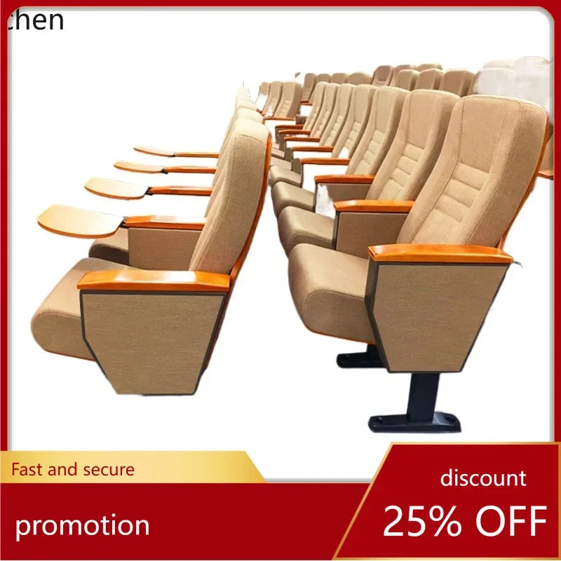 HT meeting room with row chairs Cinema School ladder classroom Aluminum alloy academic lecture hall seat