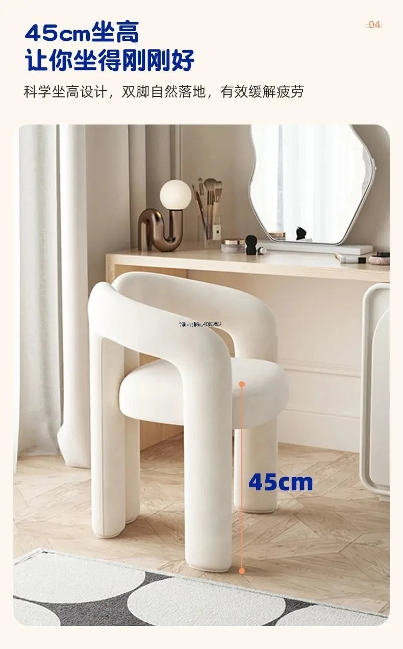Richome Stool Dressing Chair Makeup Simplicity Modern Bedroom Home Use Light Luxury Dressing Table Simplicity Living Room Sofas