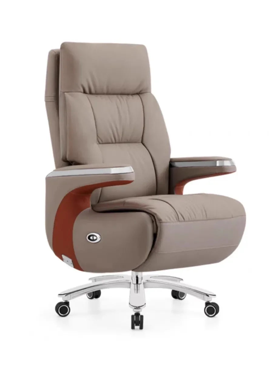 Bedroom Leather Office Chair Rolling Vanity Study Swivel Luxury Chair Accent Recliner Sillas De Escritorio Salon Furniture