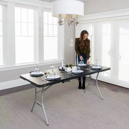 YXY Foldable Portable Office Desk Training Conference Rectangular Dining Table Calligraphy Desk Storage