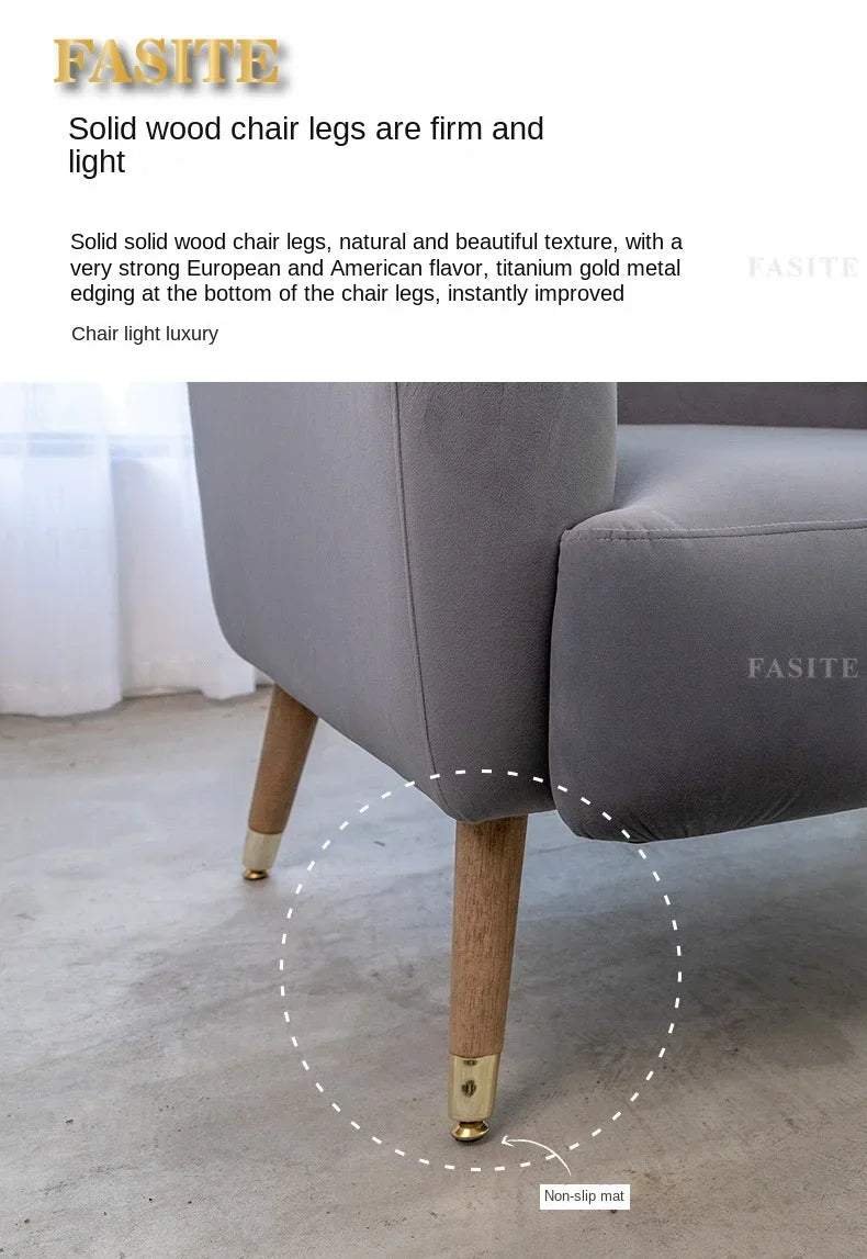 Modern Luxury Lazy Living Room Sofa Tatami Nursing Chair Single Simple Dormitory Sofa Bedroom Office  Home Furniture