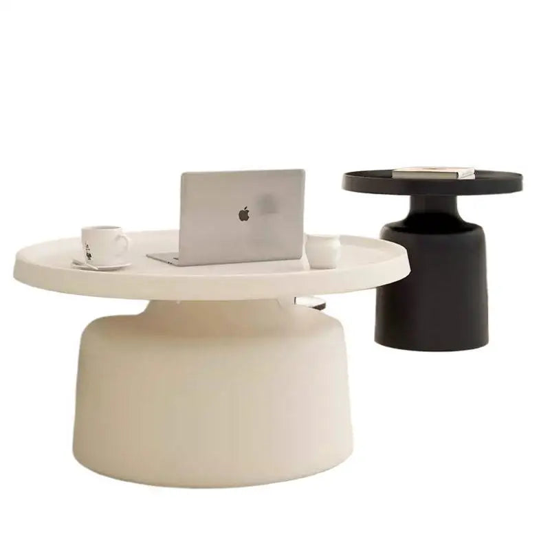 Nordic creative wrought iron coffee table combination small apartment living room modern simple household round