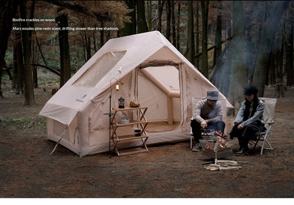 MOUNTAINHIKER Extra Large 3-6 Person Inflatable Family Camping Tent with High-Quality Windproof and Spacious Interior