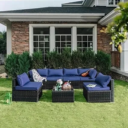 Patio Furniture Set Outdoor Conversation Set Sofa Garden