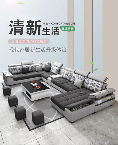 Classic Storage Sofa Adults Comfortable Corner Modern Sofa Living Room Designer Floor Muebles Para Habitacion Home Accessories