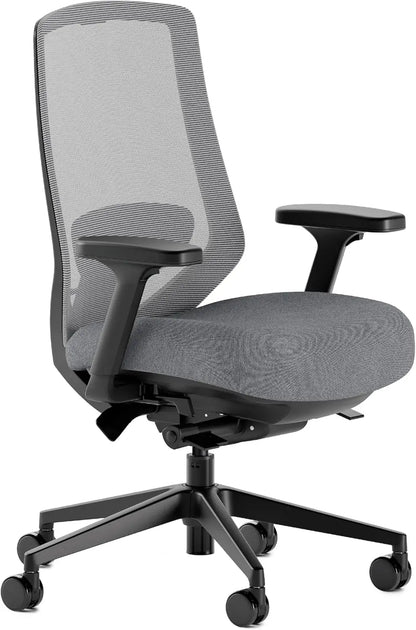 Ergonomic Chair Pro - Mesh Office Chair with 14 Points of Adjustment- Height, Depth & Tilt Adjustable - 5D Armrests-Forward Tilt