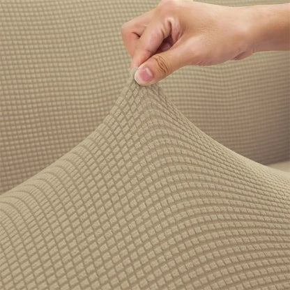 Stretch Armless Floor Sofa Covers Polar Fleece Single Sofa Protector Slipcover for Fireside Chair Adult Bean Bag Chairs Covers