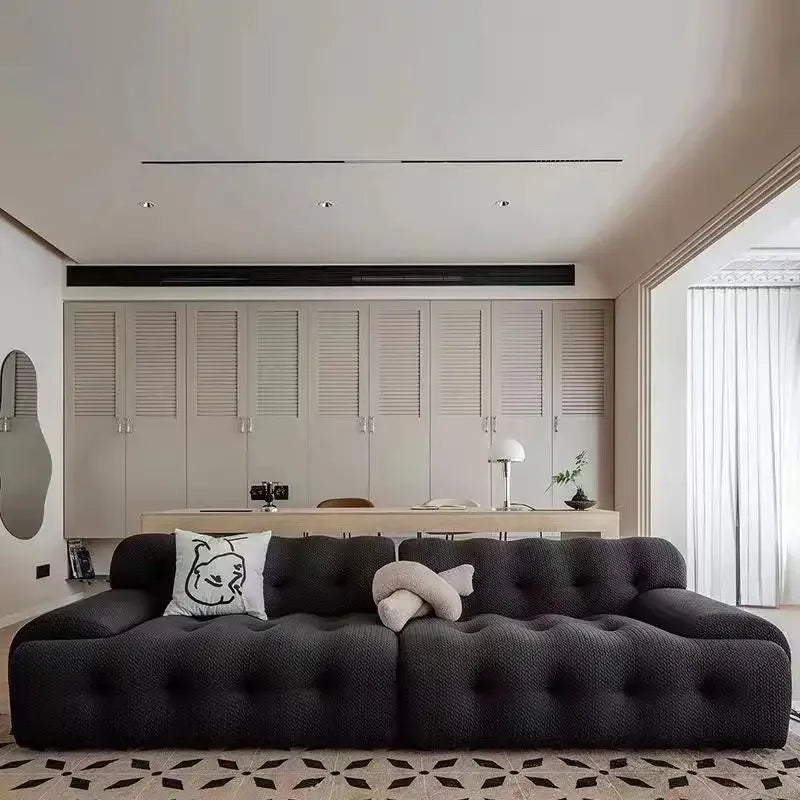 Large European Living Room Sofas White Filler Salon Lazy Compressed Sofas Lounges Designer Couch Wohnzimmer Home Furniture