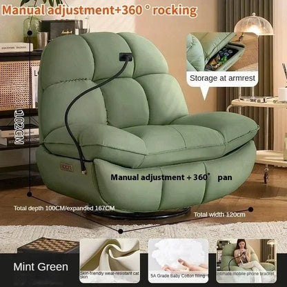 Lazy Sofa First-class Leisure Sofa Electric Intelligent Multifunctional Living Room Single Person Sofa Can Sleep and Lie Down