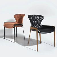 Simple Modern Living Room Chair Nordic Comfortable Soft Cushion Chairs Home Bedroom Restaurant Backrest Leisure Chairs