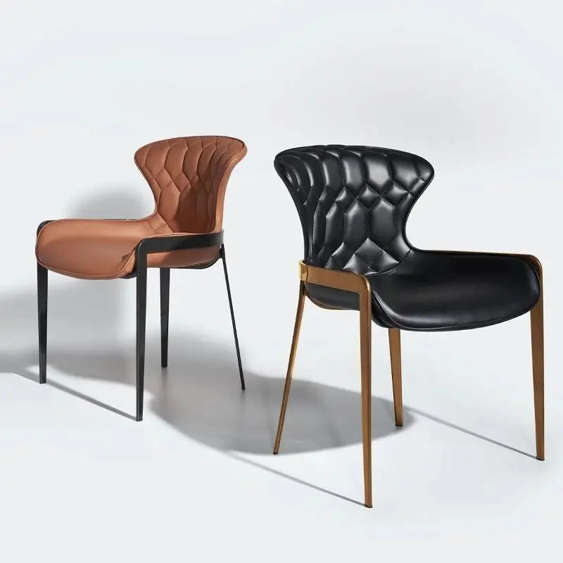 Simple Modern Living Room Chair Nordic Comfortable Soft Cushion Chairs Home Bedroom Restaurant Backrest Leisure Chairs