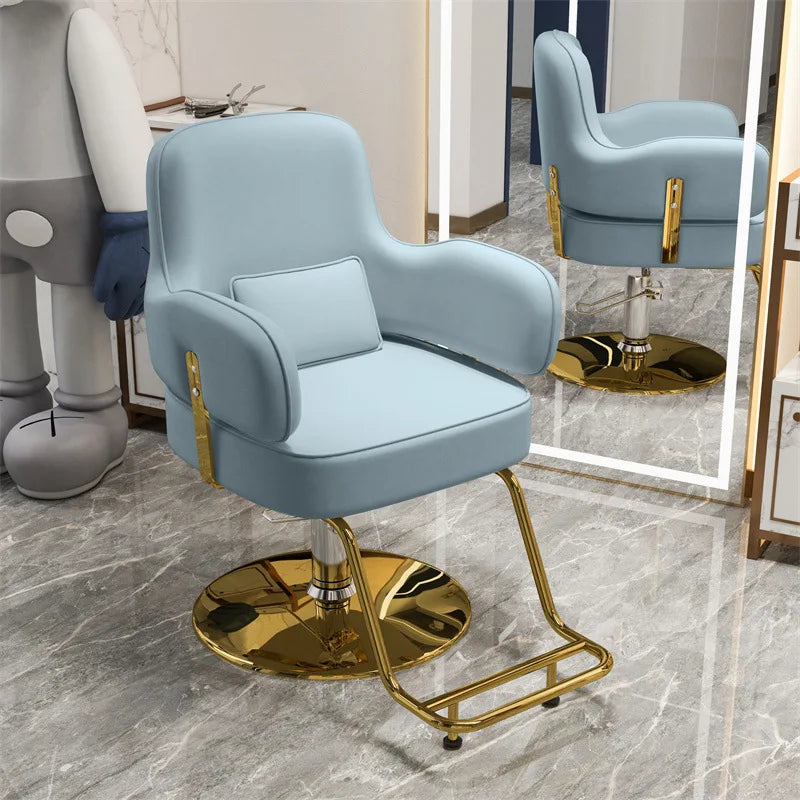 Hairdressing chair Internet celebrity barber shop chair Hair salon special lift fashion seat Hair cutting chair