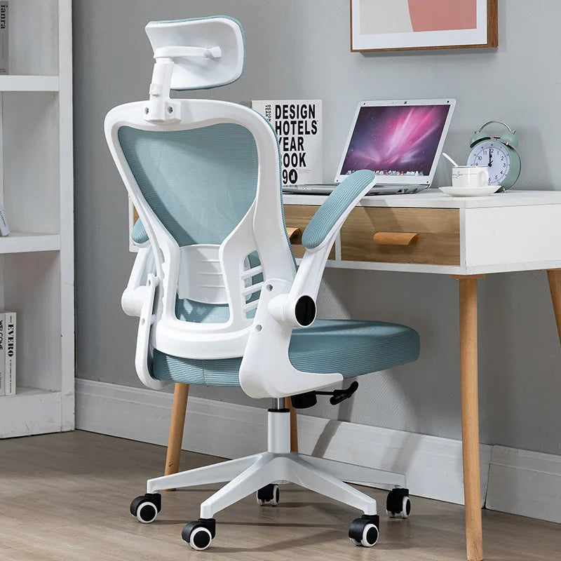 Ergonomic Office Chair Adjustable Headrest Breathable Mesh Back Multi - Angle Reclining Bureaustoel Home Office Study Gaming