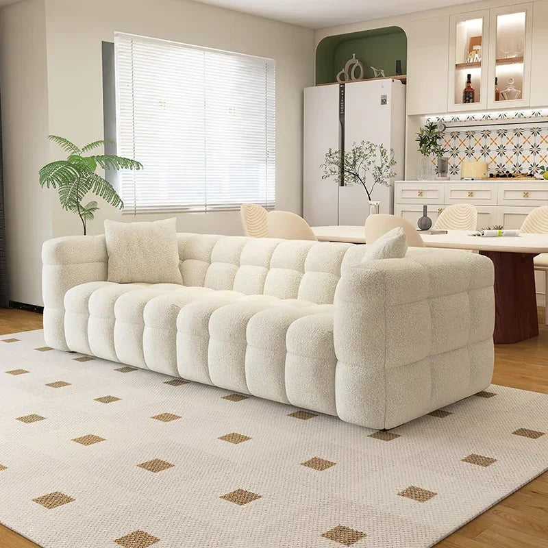 Classic Family Living Room Sofa Nordic Minimalist Comfortable Lounge