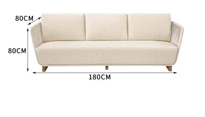Leisure Outdoor Sofas Balcony Accent Design Courtyard Hotel Garden Sofas Floor Nordic Office Furniture Arredo Giardino Lshysf