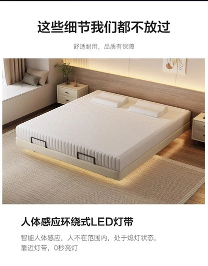 Smart Luxury Bed Modern Sofa Design Bedroom Platform Sleeping Massage Bed Platform Safe Letto Matrimoniale Office Furniture