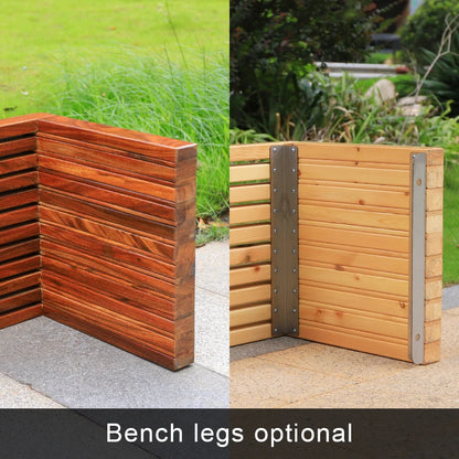 Banc en bois personnalisé, utilisation extérieure et intérieure, chaise écologique entièrement en bois, bonne banc d'attente de jardin porteur